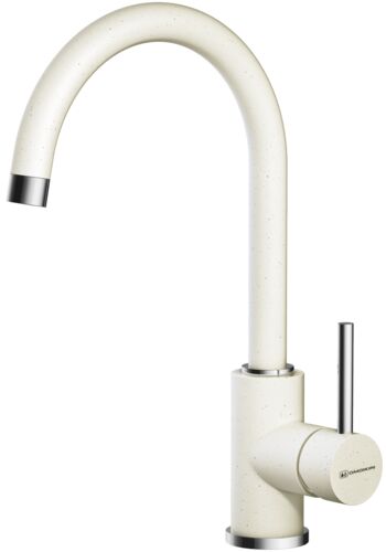 Смеситель Omoikiri Shinagawa-WH латунь/гранит/белый, 4994108